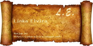 Linka Elvira névjegykártya
